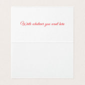 折り畳みカード (内部フラット)