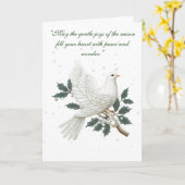 折り畳みカード – エレガントクリビクトリアンスマス カード (黄色い花)