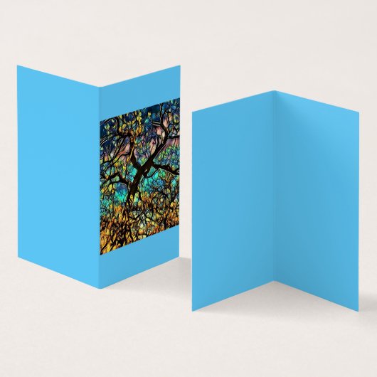 折り畳みカード、紙：標準セミグロス (内部&外部)