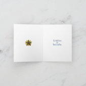 折り畳みクリスマスカードはオリジナルアートから印刷 カード (内部)