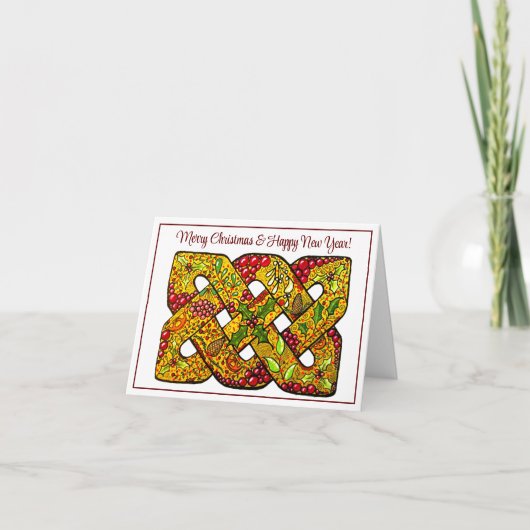折り畳みクリスマスカードはオリジナルアートから印刷 カード (正面)