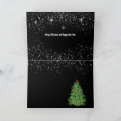 折り畳みクリスマスカードカード シーズンカード (内部)