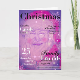 折り畳みクリスマスカード サンキューカード