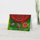 折り畳みクリスマス&年賀状2023-24 サンキューカード (正面)