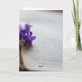 折り畳みグリーティングカードの記念日 カード (裏面)