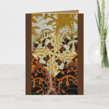 折り畳みグリーティングカードカッコいい- Squaresコレクション