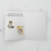 折り畳みグリーティングカードチャイルドの誕生日息子 カード (内部)