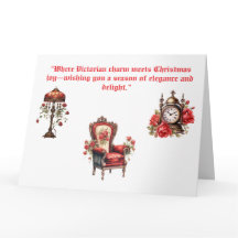 折り畳みグリーティングカードビクトリアン – クリスマスカード