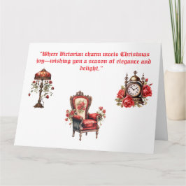 折り畳みグリーティングカードビクトリアン – クリスマスカード カード
