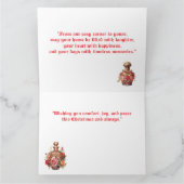 折り畳みグリーティングカードビクトリアン – クリスマスカード カード (内部)