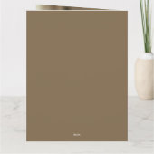 折り畳みグリーティングカード写真と文字を2つ追加 カード (裏面)