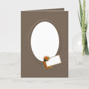 折り畳みグリーティングカード写真テンプレート家宝 シーズンカード