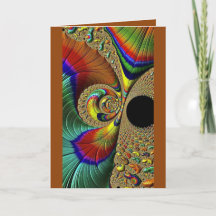 折り畳みグリーティングカード空白の – 内側