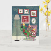 折り畳みグリーティングカード'誕生日自画像' カード (黄色い花)