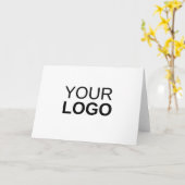 折り畳みグリーティングカード5" x 7" カード (黄色い花)