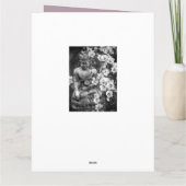 折り畳みグリーティングカード：ありがとうございます。ブッダ サンキューカード (裏面)