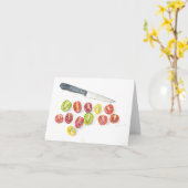 折り畳みグリーティングカード(オリジナルのアートワーク付) カード (黄色い花)