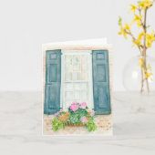 折り畳みグリーティングカード(オリジナルのアートワーク付) カード (黄色い花)