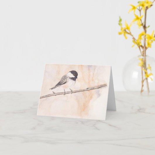 折り畳みグリーティングカード(オリジナルのアートワーク) カード (黄色い花)