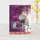 折り畳みグリーティングカード カード (黄色い花)