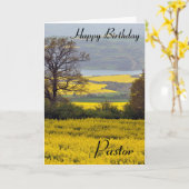 折り畳みグリーティングカード カード (黄色い花)