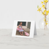 折り畳みグリーティングカード カード (黄色い花)