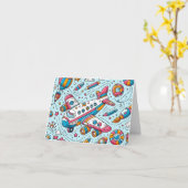 折り畳みグリーティングカード カード (黄色い花)