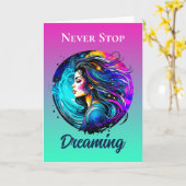 折り畳みグリーティングカード カード (黄色い花)