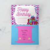 折り畳みグリーティングカード カード (内部)