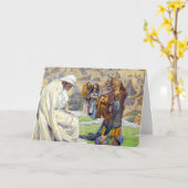 折り畳みグリーティングカード カード (黄色い花)