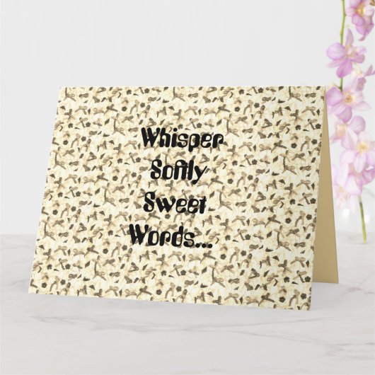 折り畳みグリーティングカード カード (蘭)