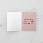 折り畳みグリーティングカード カード (内部)