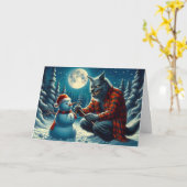 折り畳みグリーティングカード カード (黄色い花)