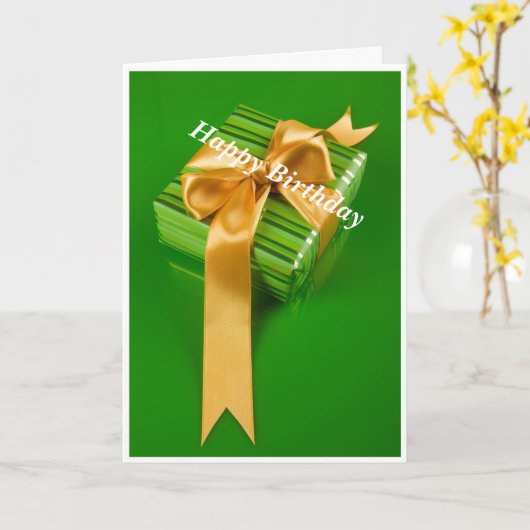 折り畳みグリーティングカード カード (黄色い花)