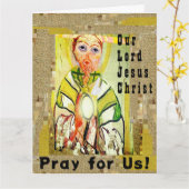 折り畳みグリーティングカード カード (黄色い花)