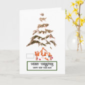 折り畳みグリーティングカード カード (黄色い花)