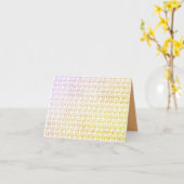 折り畳みグリーティングカード カード (黄色い花)