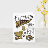 折り畳みグリーティングカード カード (黄色い花)