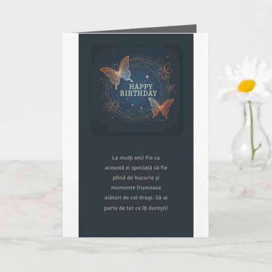 折り畳みグリーティングカード カード (小さな植物)