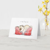 折り畳みグリーティングカード カード (黄色い花)