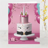 折り畳みグリーティングカード カード (黄色い花)