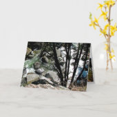 折り畳みグリーティングカード カード (黄色い花)