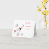 折り畳みグリーティングカード カード (黄色い花)