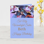 折り畳みグリーティングカード カード (黄色い花)