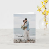 折り畳みグリーティングカード カード (黄色い花)