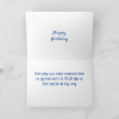 折り畳みグリーティングカード カード (内部)