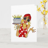 折り畳みグリーティングカード カード (黄色い花)