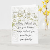 折り畳みグリーティングカード カード (黄色い花)