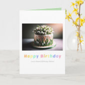 折り畳みグリーティングカード カード (黄色い花)