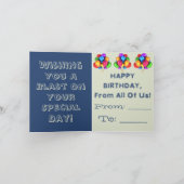 折り畳みグリーティングカード カード (内部)